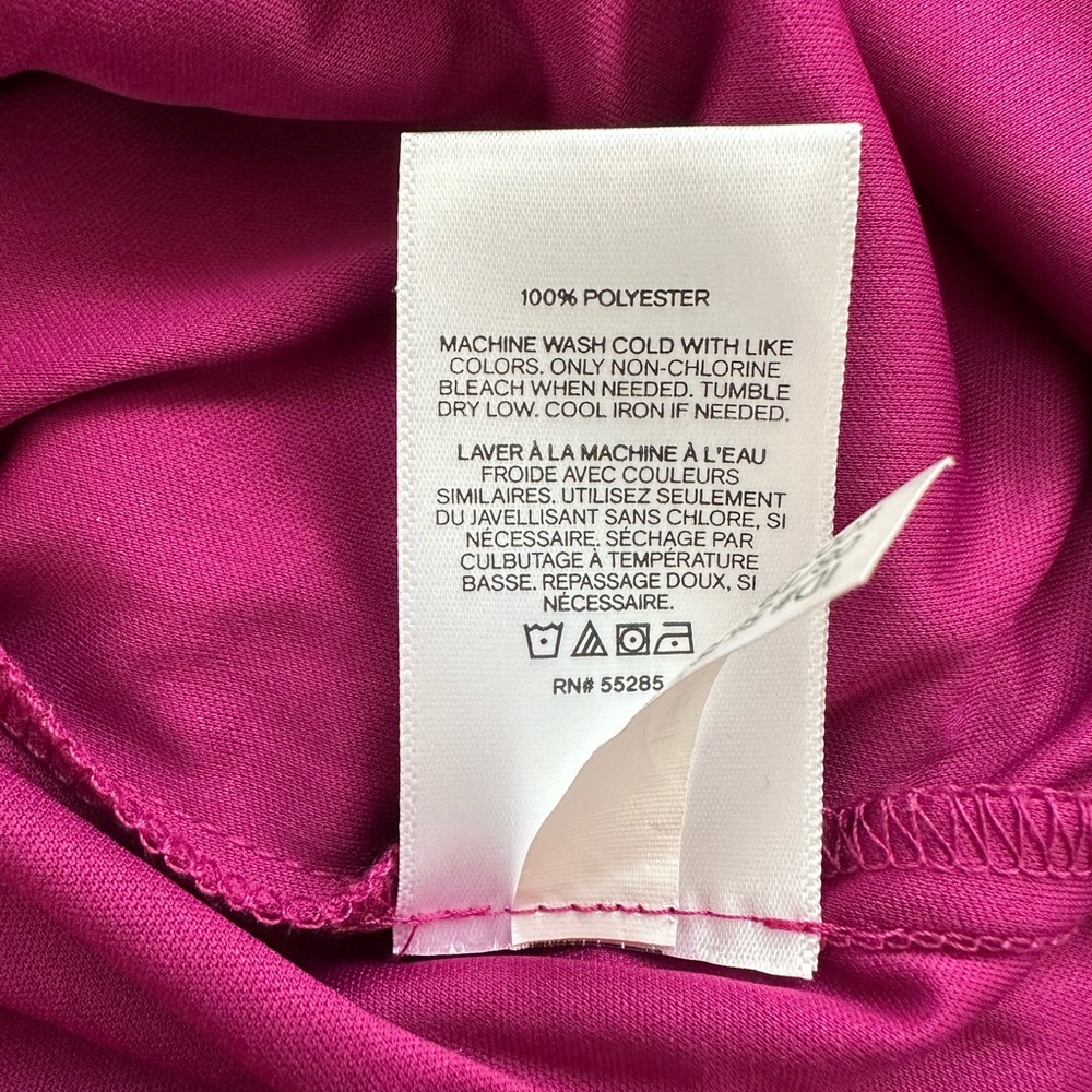 Women's EXPRESS Fuchsia Fit & Flare Dress Medium M 10 12 - Picture 4 of 4